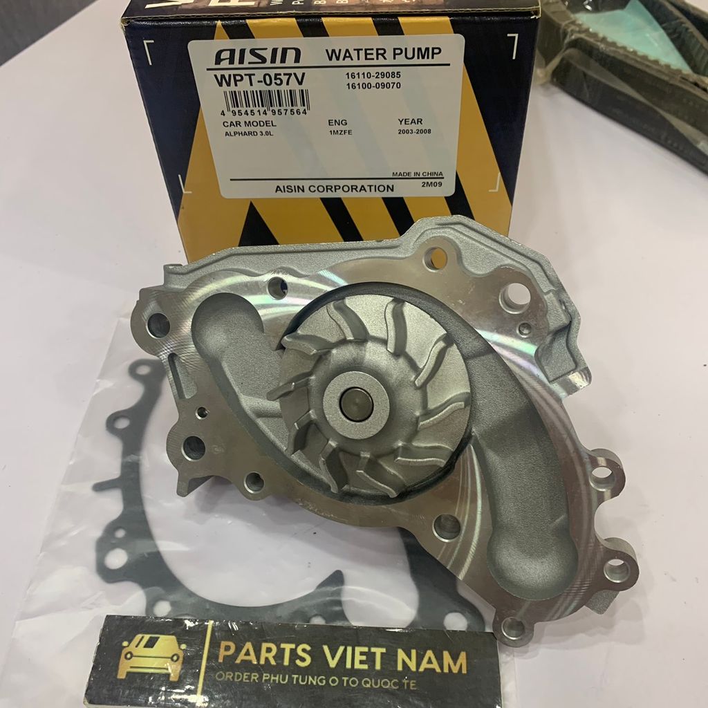 Bơm mước động cơ Toyota Camry 3.0 động cơ 1MZ. Hàng Asin sản xuất China. Mã WPT-057V, 16110-29085, 16100-09070, 1611029085, 1610009070,