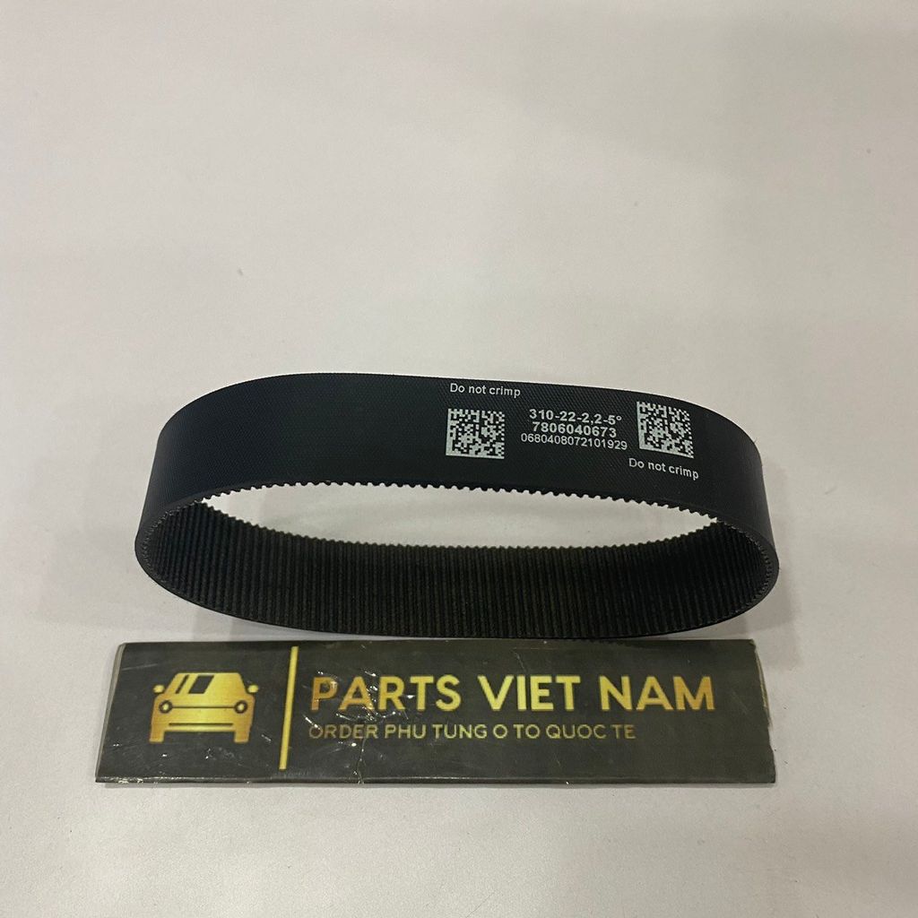 Dây curoa thước lái điện Mercedes-Benz C, E, S, ML, GL, GLK, CLS-Class GLC, Audi A4, A5, Q5, A6, A7, Q7, Q8. Đời 2007 - 2022. Hàng OEM Aftermarket. Mã 7806040673, HEE4048ERM