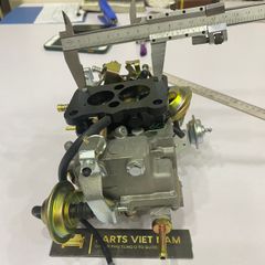 Chế hòa khí, bình xăng con Corolla 1.3 động cơ 2E đời 1987 - 1993. Hàng Taiwan. Mã 21100-11850, 2110011850.