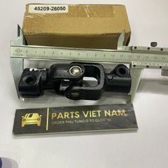 Khớp lái các đăng đoạn trên Toyota Haice hoặc Cá Mập đời 2005 - 2014. Hàng cao cấp thông số dài 12,4 cm đường kính lỗ 1.2 ly. Mã 45209-26050, 4520926050