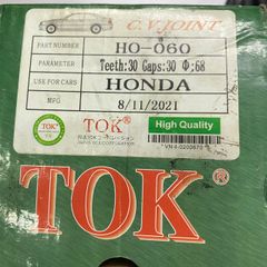 Đầu láp ngoài Honda Accrod 2.0, 2.4 đời 2008 - 2012. Thông số 30*68*30. Hàng TOK Japan. Mã HO-060, 44014TA0A01, 44014TA0A02, 44014TA0A00