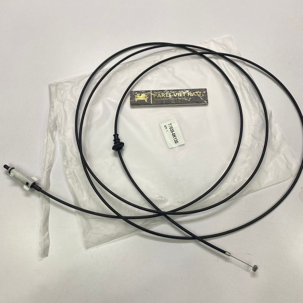 Dây cáp mở nắp bình xăng Toyota Fortuner, Innova , Hilux đời 2006 - 2015. Hàng Taiwan. Mã 77035-0K130, 77035-0K460, 77035-0K020, 770350K130, 770350K460, 770350K020