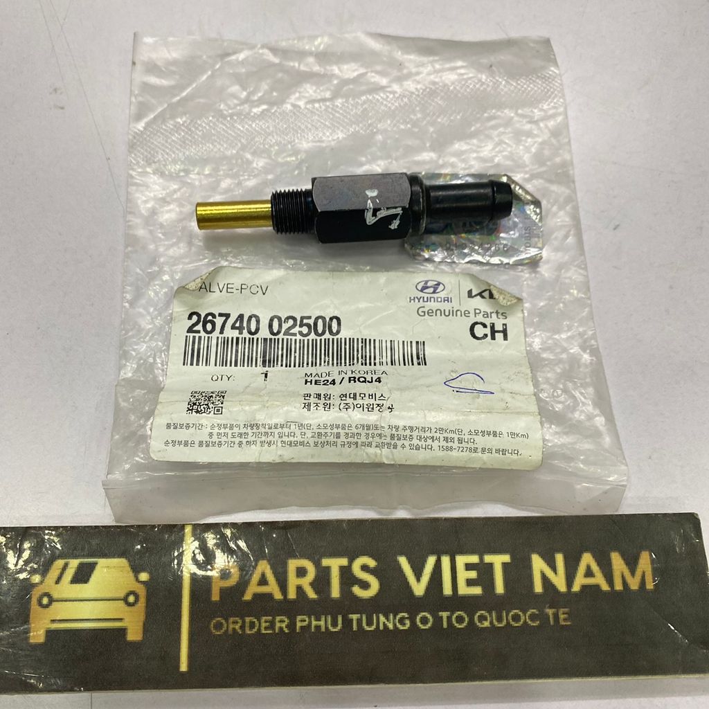 Van thông hơi cacte PCV cho các dòng xe Hyundai, Kia. Hàng xịn. Mã 26740-02500, 2674002500