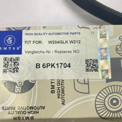 Dây curoa tổng Mercedes W212 M274. Hàng BMTSR. Mã 6PK1704, A0029931296, A0009933900, A0049930796