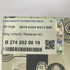 Bi tỳ trơn Mercedes E200, E250, W212 động cơ M274 đời 2011 - 2016. Hàng BMTSR. Mã  A2742020019, A-274-202-00-19