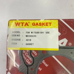 Gioăng mặt máy Mitsubishi Lancer động cơ 4G18, gioăng giấy. Hàng WTA. Mã MD345533