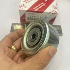 Bi tăng tỳ dây curoa tổng gần bơm nước Toyota Fortuner động 1GR, 2GD, 1GD đời 2006 - 2019. Hàng Toyota xịn. Mã 16603-31040, 16603-0E010, 16603-31050, 1660331040, 166030E010, 1660331050, 16603-0C013, 166030C013