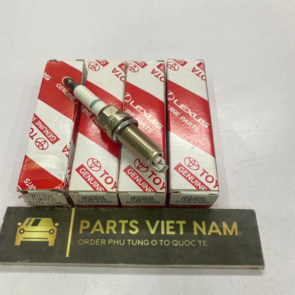 Bugi Toyota Corolla Altis 1.8 2ZR, 2.0 3ZR đời 2014 - 2019. Hàng Toyota xịn bạch kim. Mã 90919-01275, 9091901275, SC16HR11 IRIDIUM ( 1 cái )