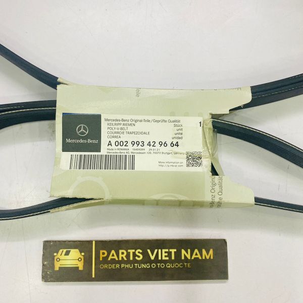 Dây curoa tổng Mercedes động cơ M642 máy dầu, E350, S350, E350, GL350 ...