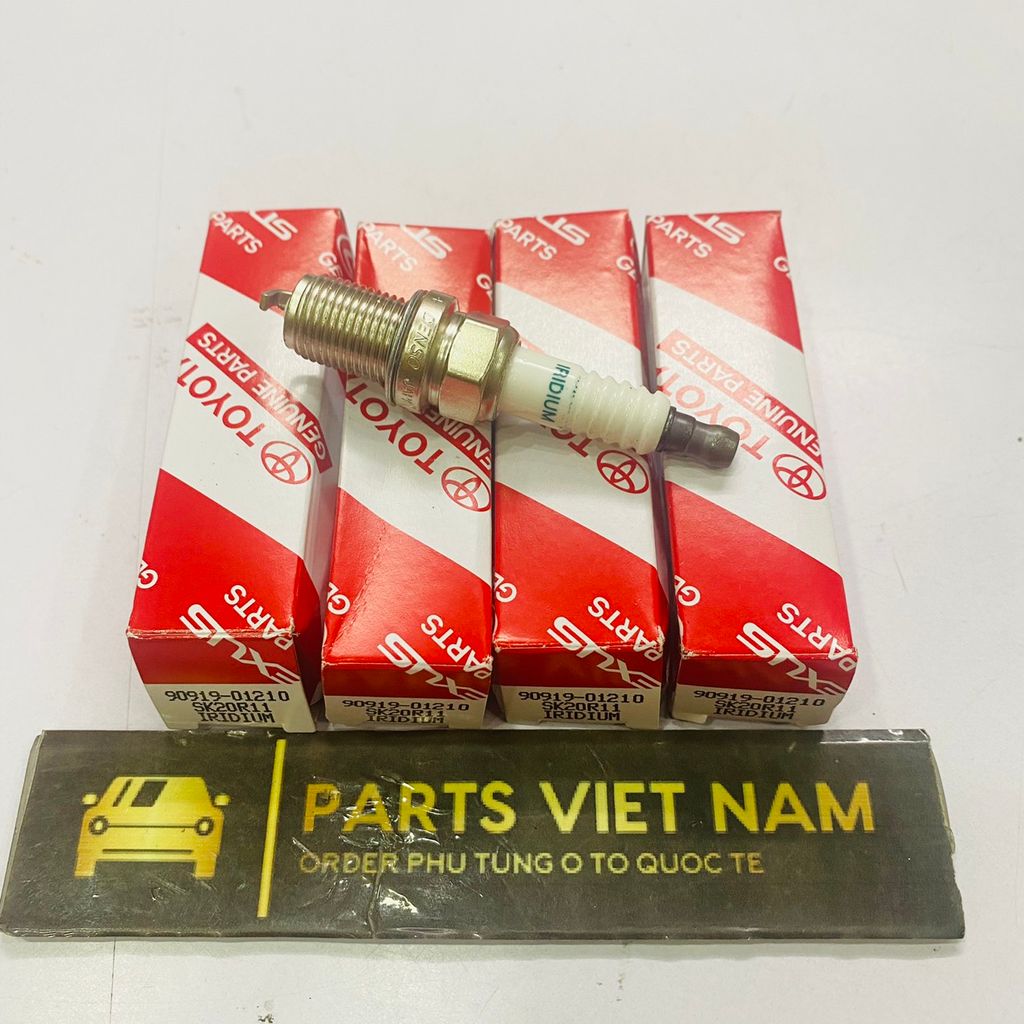 Bugi bạch kim Toyota Camry 2.0 1AZ ACV41, 2.4 2AZ ACV40 đời 2006 -2012. Hàng xịn. Mã 9091901210, 90919-01210, SK20R11 ( 1 cái )
