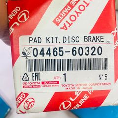 Má phanh trước Toyota Fortuner 2006 - 2022. Hàng xịn. Mã 04465-35290, 0446535290, 04465-60320, 0446560320