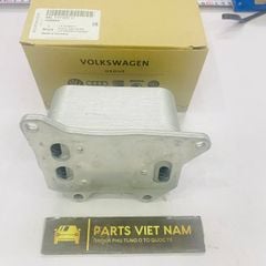 Két sinh hàn, két làm mát dầu Audi A3, A4, A5, Q5, A1, TT Roadster, A6, Q3, TT, A7 đời 2014 - 2022. Hàng Audi China. Mã 06L117021E, 06L117021C, 06J117021J, 06L117021D