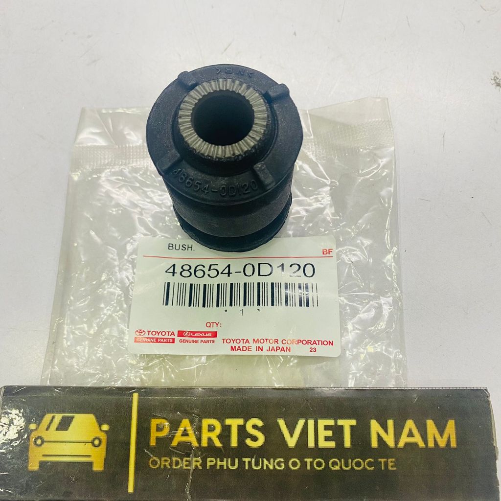 Cao su càng A nhỏ hoặc thân càng Toyota Vios, Yaris 2014 - 2022. Hàng cao cấp. Mã 48654-0D120, 486540D120