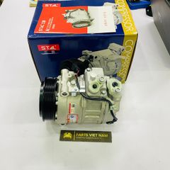 Lốc điều hòa, lốc lạnh Mercedes W211, E200, E240, E280 E220, E270, E320, E500, E63 AMG, E55 AMG Puly 6PK đời 2002 - 2009. Hàng Stal China. Mã A0012301211, A0012301111, A0002309111, ST970101GW