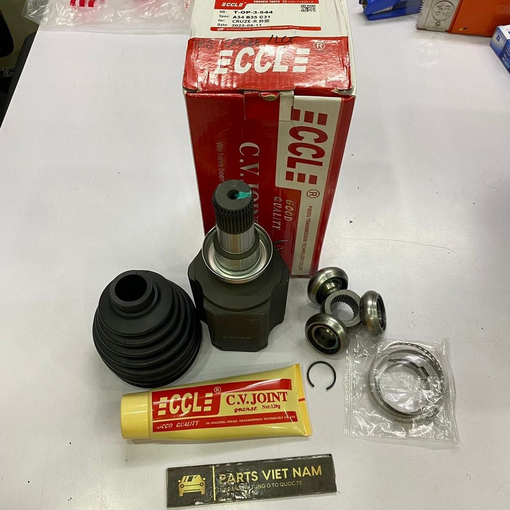 Đầu láp trong Dewoo Lacetii, Chevrolet Cruze máy 1.6 số sàn đời 2006 - 2011. Hàng Cv Join Taiwan thông số 34*35*31. Mã T-OP-3-544, TOP3544