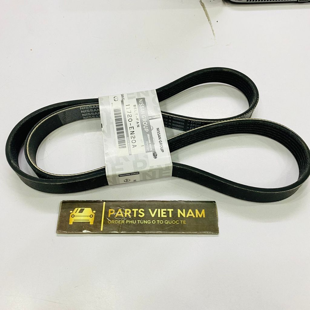 Dây curoa tổng hay dây mát phát Nissan Qashqai, Teana J32, X-Trail, Xtrail động cơ  HR16, MR16, MR20, QR25 đời 2005 - 2016. Hàng xịn Nissan Indo Mã 11720-EN20A, 11720EN20A, 6PK1210