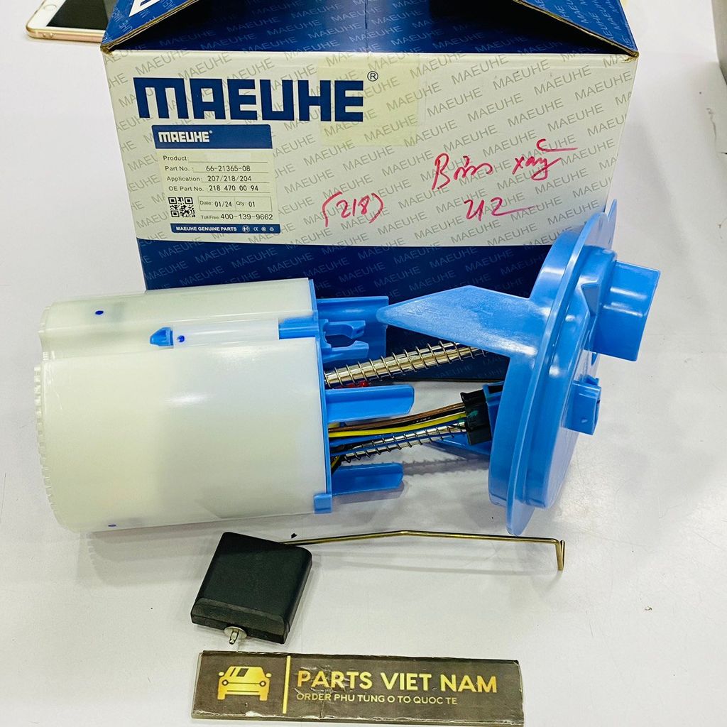 Cụm bơm xăng Mercedes W204, W218, W212 động cơ M217, M274, M272, E550, E350, CLS550, GLK350, E350, C350, C300, E400, CLS400, CLS550 đời 2012 - 2018. Hàng Maeuhe EU. Mã A2184700094, A2184700394, A2184700294