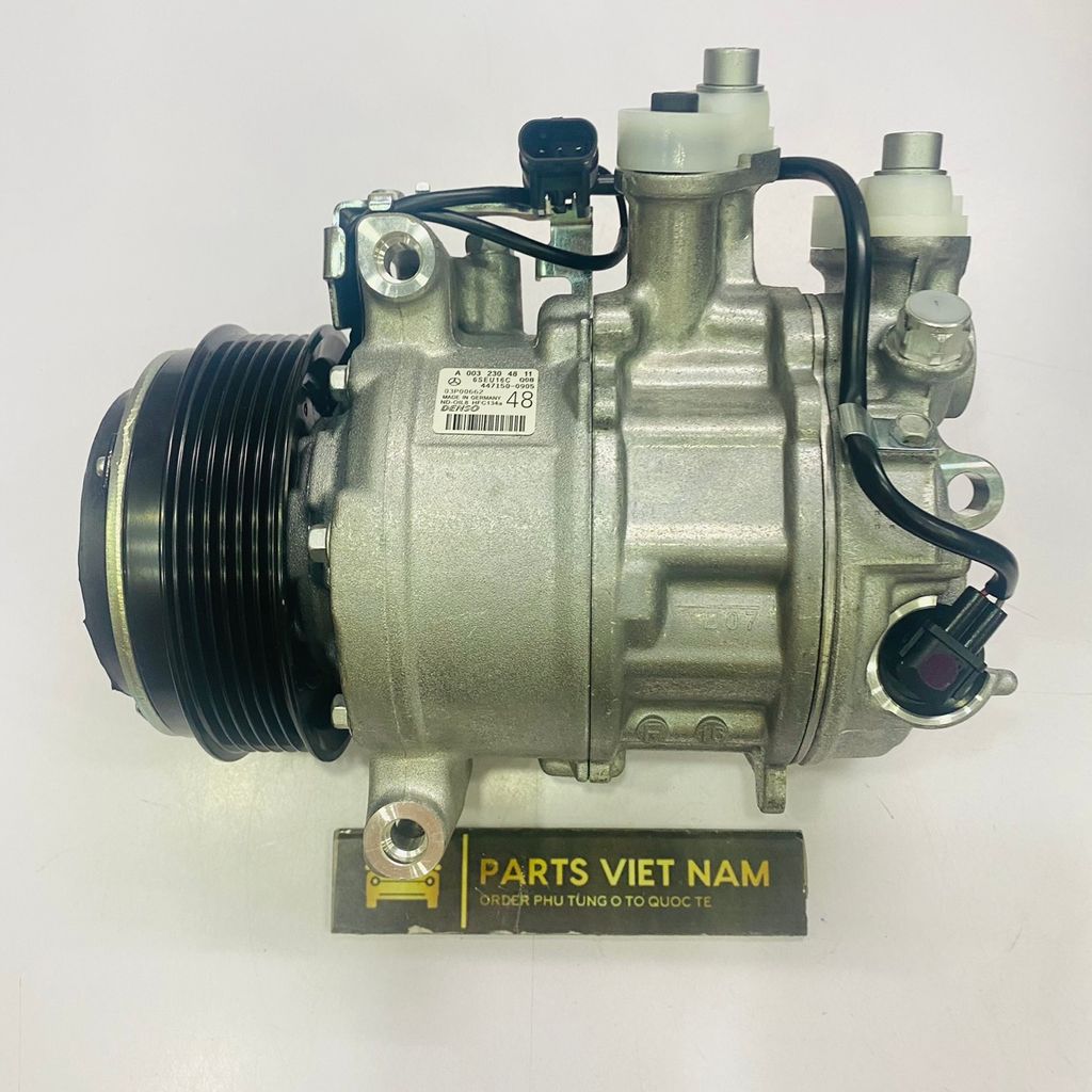 Lốc lạnh hay lốc điều hòa Mercedes W213 E200, E250, E300, E350, E43 AMG, E53 AMG đời 2017 - 2020. Hàng Denso China bảo hành lắp 1 tháng. Mã A0008303002