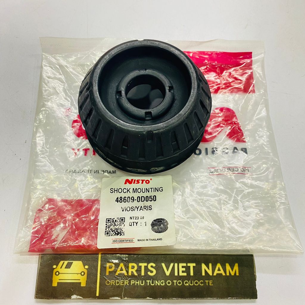 Cao su bát bèo giảm xóc hoặc phuộc trước Toyota Vios, Yaris đời 2007 - 2013. Hàng Nistro. Mã 48609-0D050, 486090D050