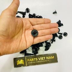 Bộ vít nở nhựa hoặc chốt nhựa cho chắn bùn, taplo, tapbi... phù hợp xe ô tô Toyota, Mazda, Hyundai, Kia, Mazda, Land Rover, Audi, Volkswagen, Bmw, Mercedes. Mã NONHUA01