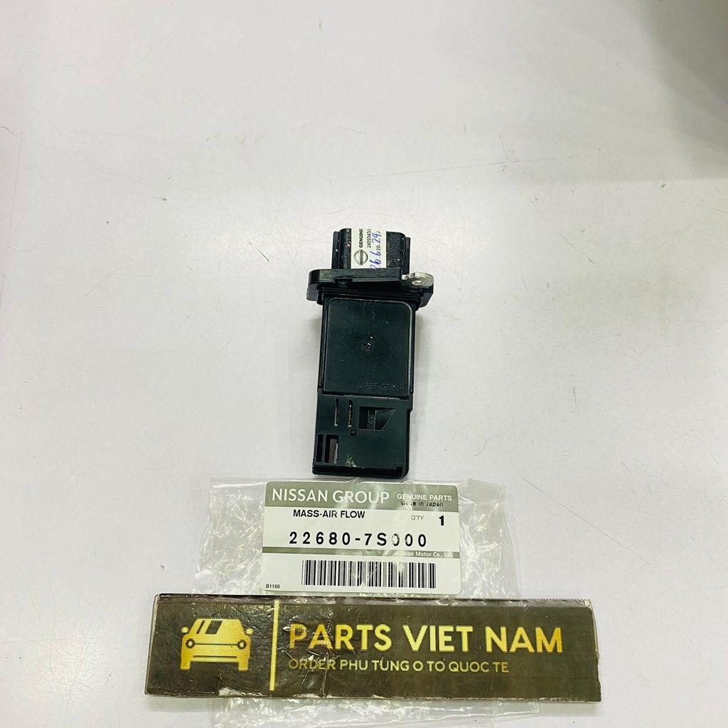 Cảm biến gió hay cảm biến lưu lượng không khí Nissan Tiida, XTrail, Navara NP300, Pathfinder, Livina, Sunny, Murano, Teana, Patrol, Livina, Juke, Infiniti. Hàng xịn không hộp. Mã  22680-7S000,  226807S000