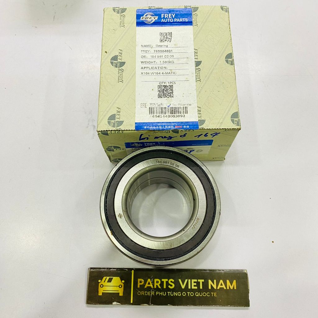Bi moay ơ hay bạc bạc đạn bánh trước Mercedes W164 R63, ML63, GL450, GL320, GL550, GL320, GL350, ML320, ML450 đời 2007 - 2012. Hàng Frey. Mã A1649810206