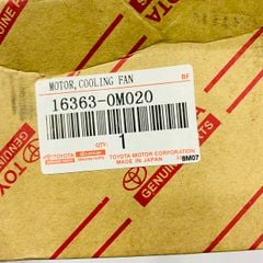 Mô tơ quạt két nước Toyota, Yaris, Vios đời 2006 - 2013. Hàng Denso china. Mã 16363-0M020, 163630M020, 168000-2560, 1680002560