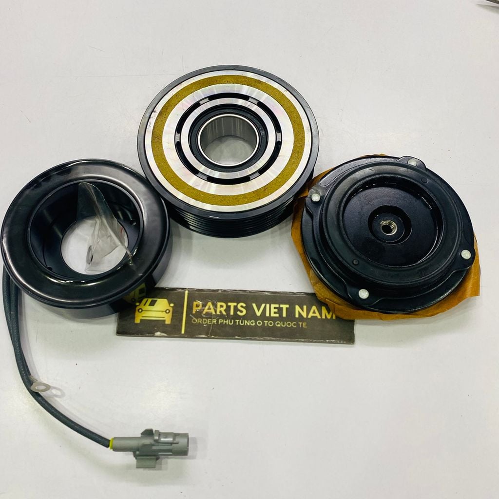 Bộ đầu lốc lạnh hay puly lốc lạnh BMW F02 740, F10, 520i, 528i, 535d, X5, X6, F30, F31 320i, 328i, F32, F33, F33, F34 328i. Hàng cao cấp. Mã 64529216466, 64529399059, 64506805070