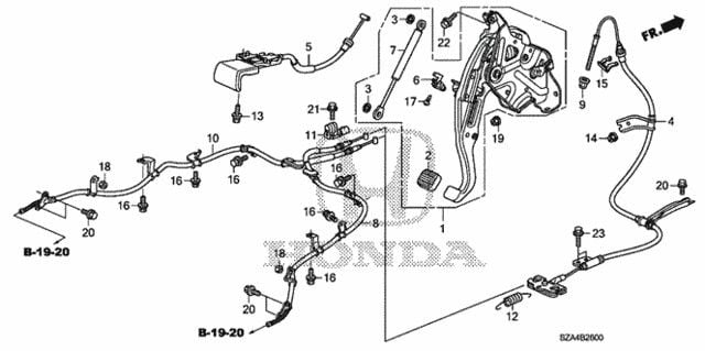 Ty thủy lực trợ lực chân phanh Honda Acura MDX đời 2007 - 2013. Hàng xịn Honda Japan. Đặt hàng 12 - 15 ngày. Mã 47410-S6A-N01, 47410S6AN01