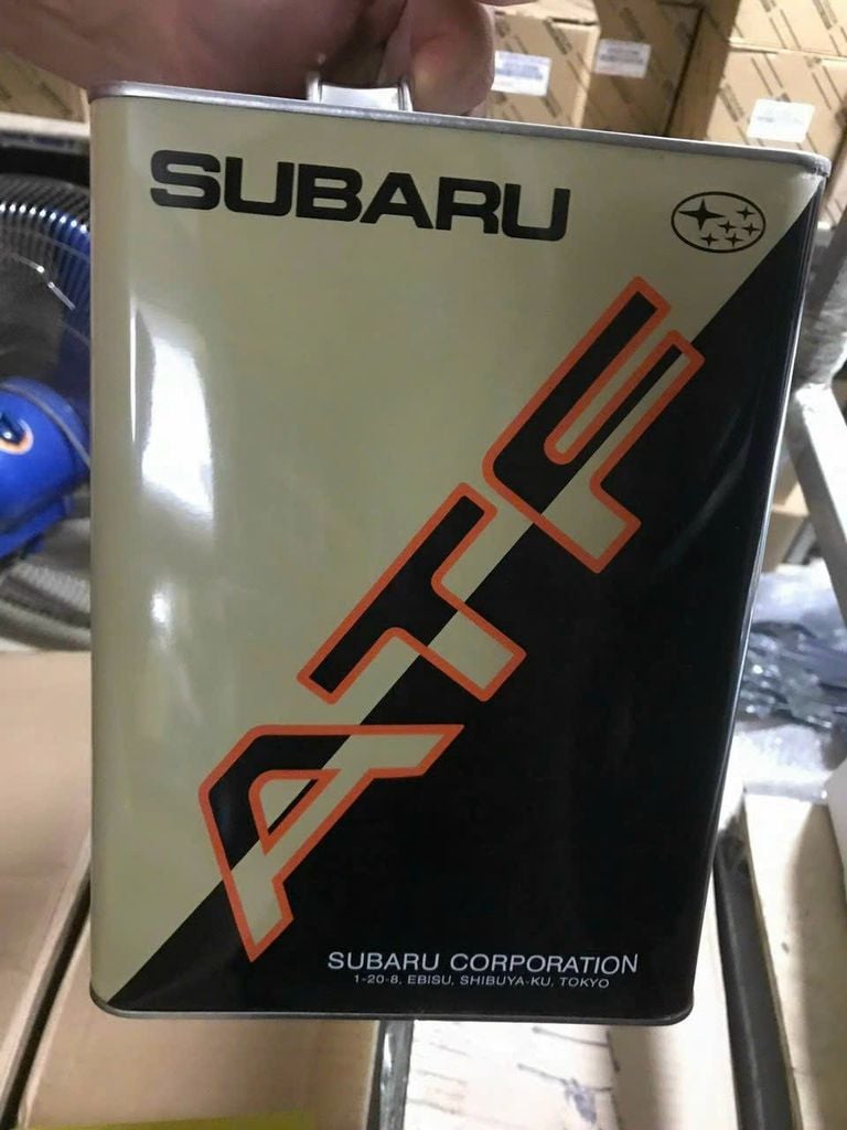 Dầu hộp số tự động Subaru ATF cho xe Forester, Impreza, Legacy, Outback, XV. Hàng Subaru. Mã K0410Y0700, K0410-Y0700 ( can 4 lít )