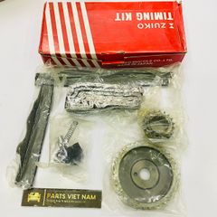 Bộ nhông xích cam Mitsubishi Pajero máy 2.6 V31 động cơ 4G52, 4G54. Hàng Zuiko. Mã KC-02