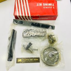 Bộ nhông xích cam Mitsubishi Pajero máy 2.6 V31 động cơ 4G52, 4G54. Hàng Zuiko. Mã KC-02