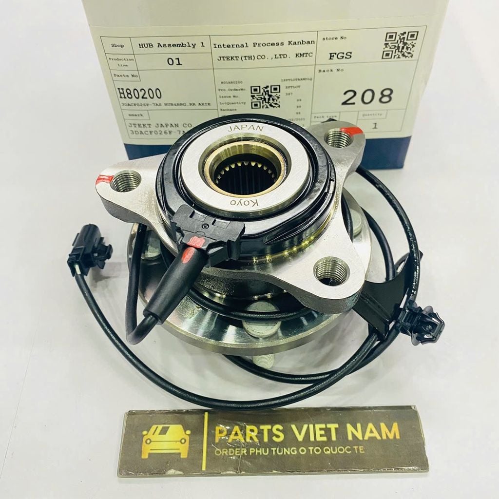 Cụm bi moay ơ trước hay bạc đạn bánh trước Toyota Vios, Yaris đời 2014 - 2020 có ABS. Hàng Koyo Japan bảo hành 6 tháng. Mã 435600D050 LH 435500D050 RH, 43560-0D050 LH 43550-0D050 RH