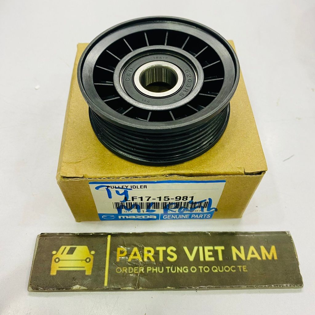 Bi tỳ rãnh hoặc vòng bi trên cụm bi tăng tổng Mazda 3, Mazda 6, Ford Focus, Escape đời 2003 - 2012. Hàng cao cấp. Mã LF17-15980-D, LF1715980D