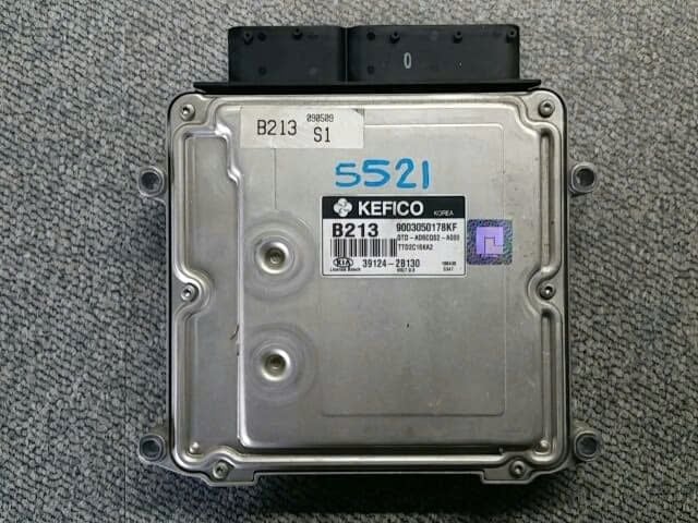 Hộp đen ECU hay hộp điều khiển động cơ Kia Cerato 2008 - 2012. Hàng tháo xe nhập Hàn Quốc nguyên zin bảo hành lắp 10 ngày. Mã 39124-2B130, 391242B130