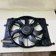 Quạt làm mát động cơ hoặc cụm lồng quạt két nước Mercedes W205 C200, C250, C300, C350, C63 AMG đời 2014 - 2022. Hàng Behr sản xuất China. Mã A0999061800, A0999061100