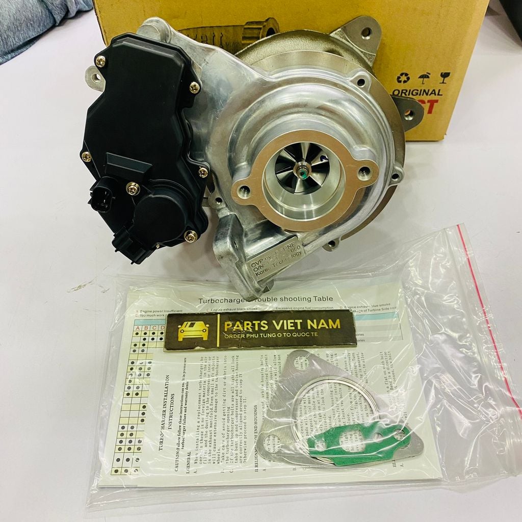 Turbo tăng áp Toyota Hilux, Fortuner 2.4 động cơ 2GD đời 2016 - 2024. Hàng GPV Hàn Quốc bảo hành 60 ngày. Mã 1720111070, 17201-11070