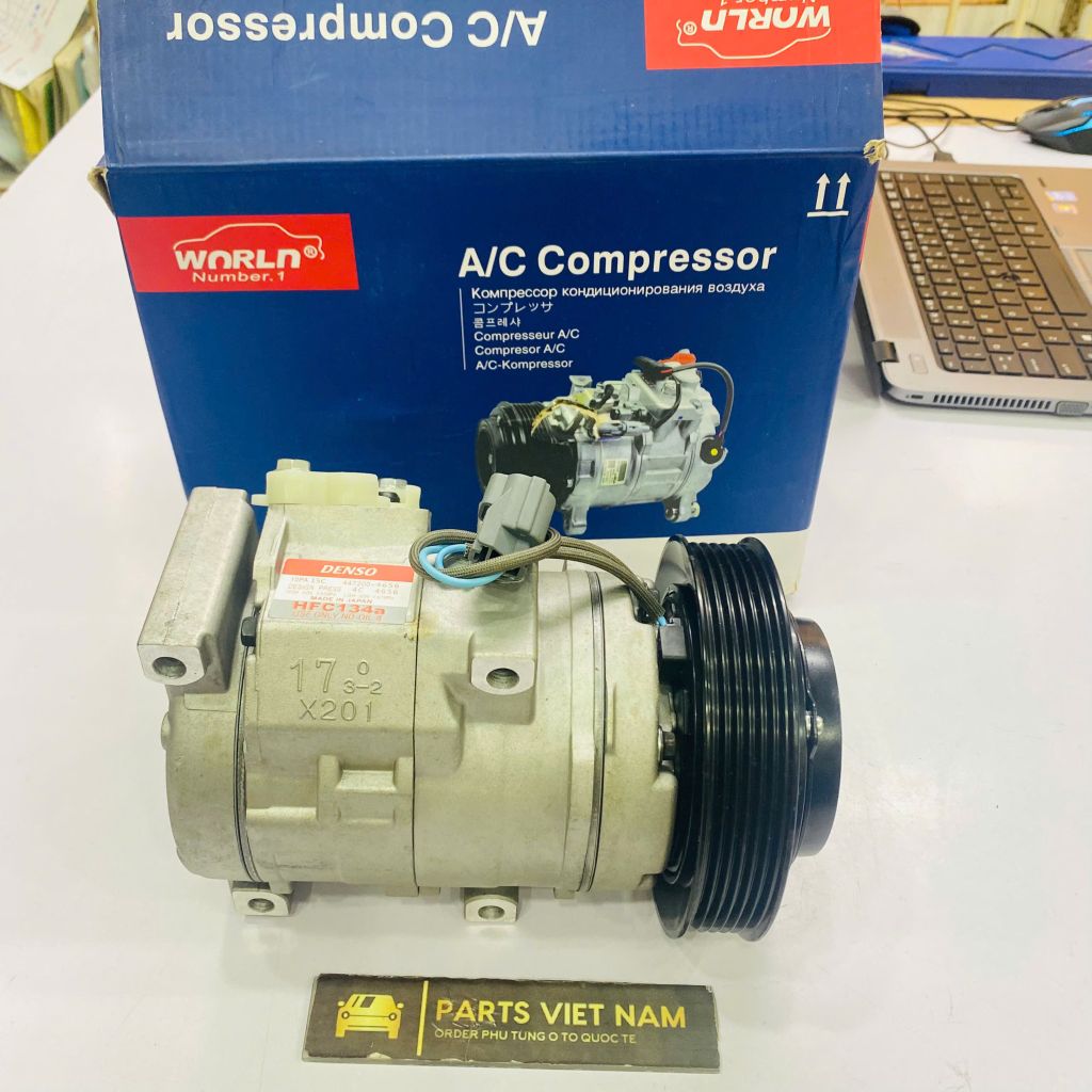 Lốc lạnh hay lốc điều hòa Honda Acura MDX, Accord, Odyssey đời 2003 - 2006. Hàng Worlin China, Bảo hành 30 ngày chạy test. Mã 8810-RCA-A01, 38810-RDA-A01, 38810-RDJ-A01