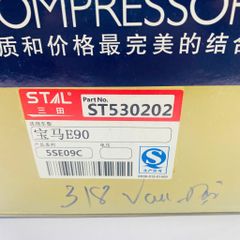 Lốc lạnh hay lốc điều hòa BMW E90, 316i, 318i, 320i, E81, E82, E87, E88, E91, X1 đời 2005 - 2015. Hàng Stal China Puly 6PK. Mã 64509145351, 64509156821 64526915380, 64529182793