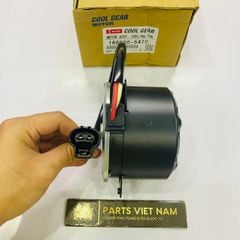 Mô tơ quạt két nước hay quạt làm mát động cơ Toyota Haice, Cá Mập động cơ 2TR, 2KD. Hàng Denso Japan. Mã 1636375030, 1636320390, 16363-75030, 16363-20390, 168000-5470