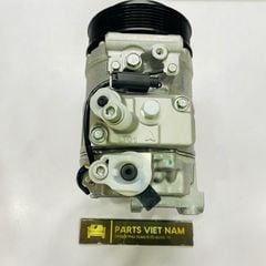 Lốc lạnh hay lốc điều hòa Mercedes W213 E200, E220, E250, E300, E350, E400 đời 2016 - 2023. Hàng Denso China. Puly 7PK. Mã A0008303802, A0008307200,