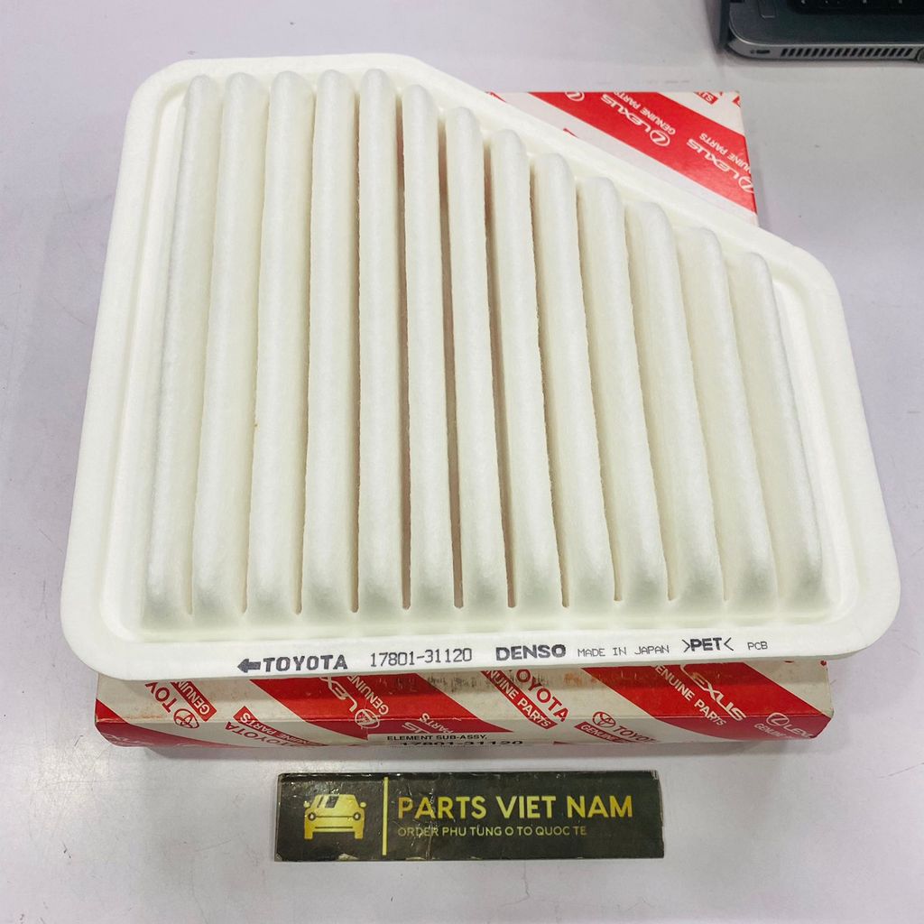Lọc gió động cơ Lexus ES240, ES350, Toyota Rav4, Camry, Alphard máy 3.5 động cơ 2GR đời 2005 - 2015. Hàng cao cấp. Mã 17801AD010, 1780131120, 17801YZZ06