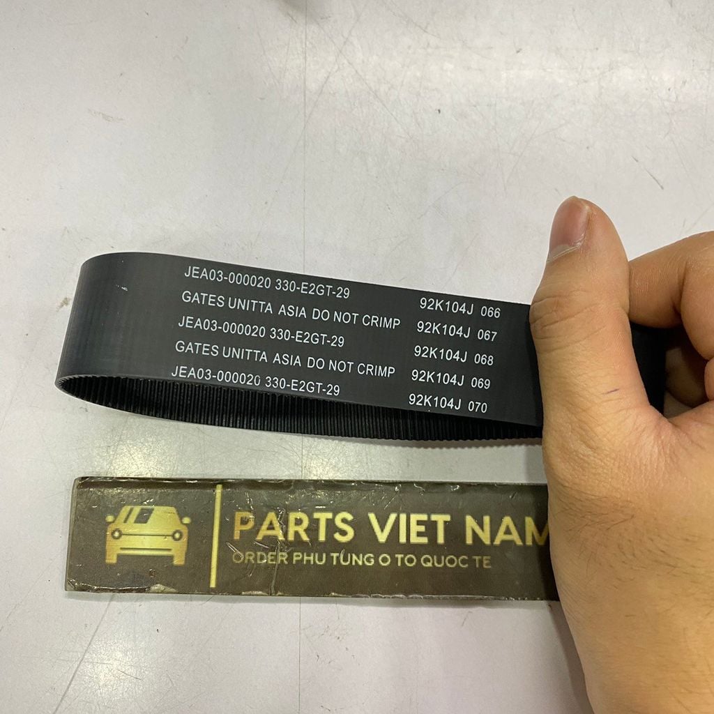 Dây curoa thước lái điện Toyota Camry Hybrid, Lexus ES ASV70, ASV71 đời 2017 - 2019. Hàng cao cấp. Mã JEA03000020, 4425033620, 4425033610, 330-E2GT-29, 8965033780, 8965033400, 4425033550, 8965033780, 4425033561, 4425033611