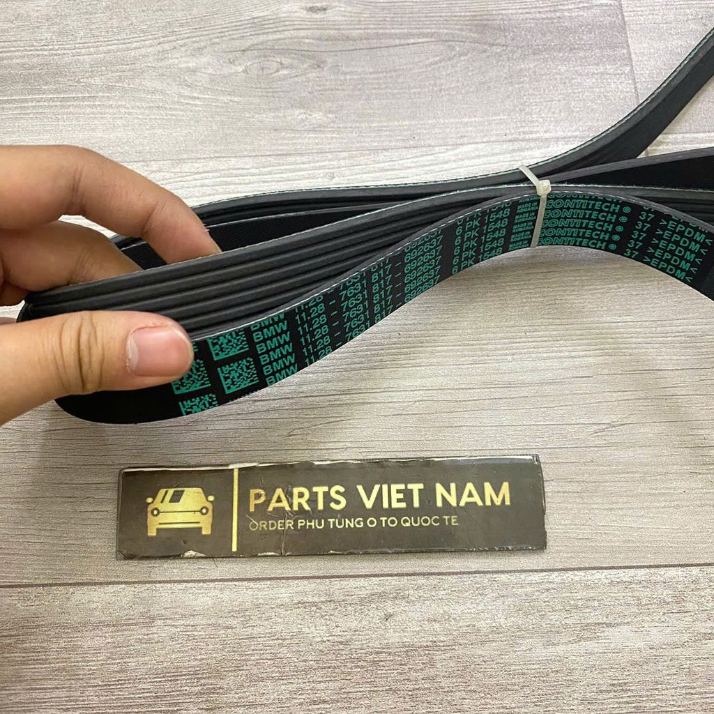 Dây curoa tổng BMW E64, E63 645i, 650i, E65, E66, E67 740i, 745i, 750i, 760i, E53, X5 đời 2003 - 2010. Hàng cao cấp, bảo hành 6 tháng. Mã 6PK1548, 11287631817, 6PK1545, 6PK1546, 6PK1547, 6PK1548, 6PK1549, 6PK1550