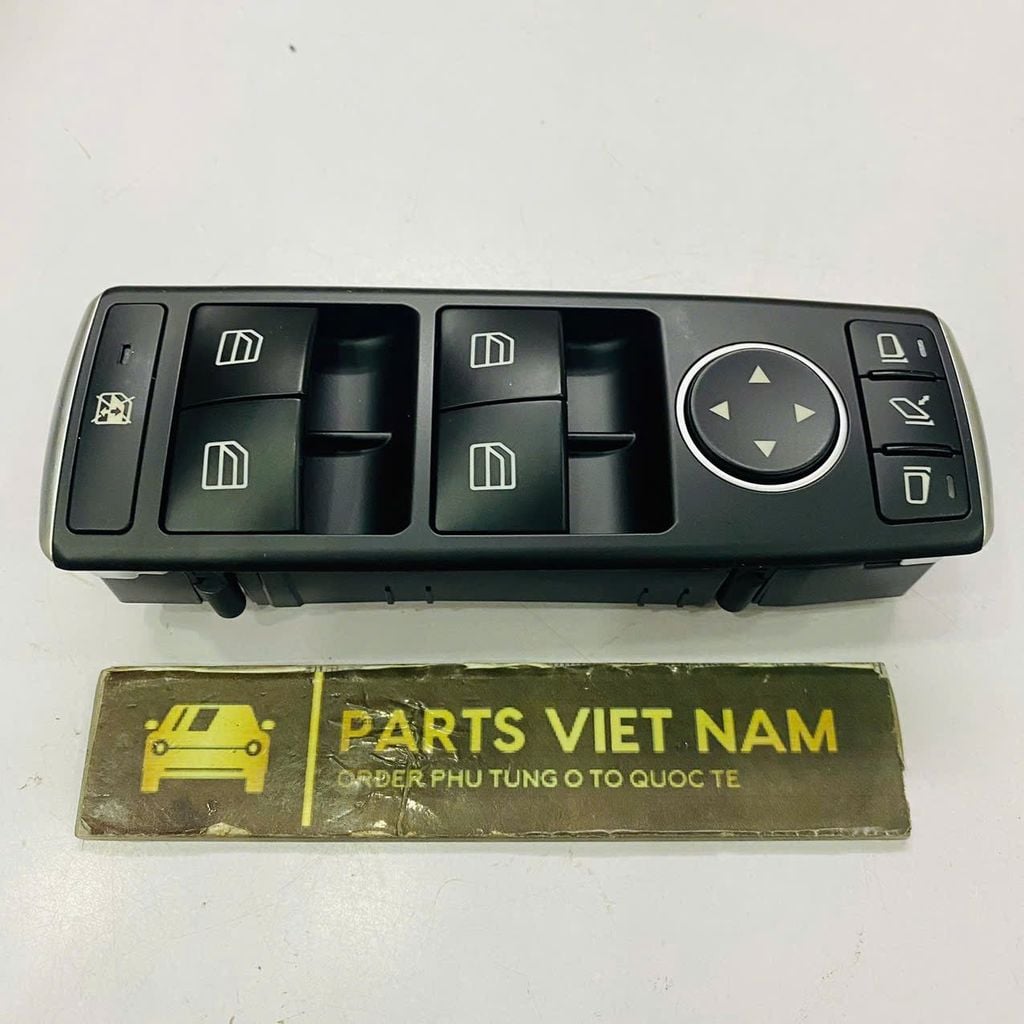 Công tắc lên xuống kính tổng, cửa trước trái Mercedes W166 ML250, ML350, ML400, ML550, GL400, GL450, GL500, GLE250, GLE350, GLE500, GLA200, GLA250 đời 2007 - 2015. Hàng cao cấp. Mã A2048700251, A1669054400, A1669054300