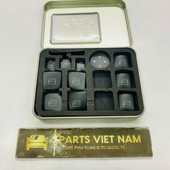 Bộ phím dán công tắc lên xuống kính cửa Mercedes W204, W212, W166 C180, C200, C250, C300, C350, E200, E240, E280, E300, GLK220, ML350, G350 đời 2007 - 2015. Hàng cao cấp. Mã	A2048700251, A2128208310
