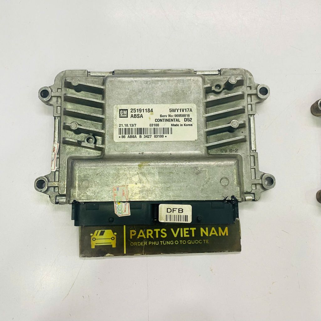 Hộp đen ECU hay hộp điều khiển động cơ Chevrolet Spack hay Matiz 3 đời 2008 - 2013. Hàng tháo xe hàn quốc cần hộp cũ để chép lại dữ liệu. Mã 25191184