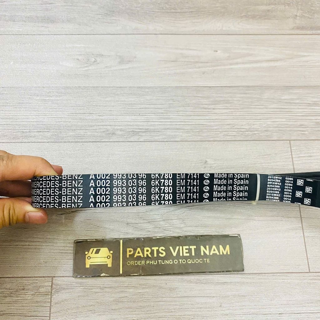 Dây curoa tổng Mercedes W221 S400 đời 2009 - 2013. Hàng cao cấp. Mã A0029930396, 6PK779, 6PK780, 6PK794