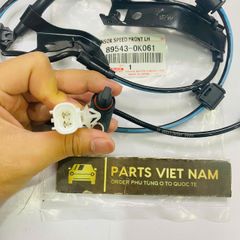 Cảm biến ABS trước trái Toyota Fortuner, Hilux đời 2015 - 2022. Hàng cao cấp. Mã 895430K081, 895430K061