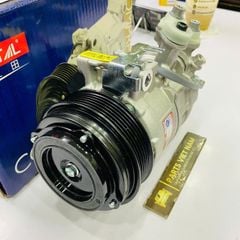 Lốc lạnh hay lốc điều hòa Mercedes W253 GLC300, GCL200, GLC350, GLC250 đời 2015 - 2020. Hàng nội địa Stal China, Puly 6PK. Mã A0008303002, A0008303902, A0008304002, A0008306700